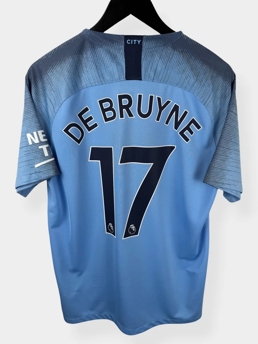 2018-19 MANCHESTER CITY HOME SHIRT DE BRUYNE #17 L