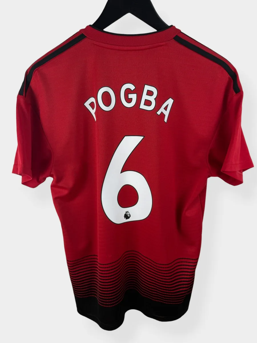 2018-19 MANCHESTER UNITED HOME SHIRT POGBA #6 M