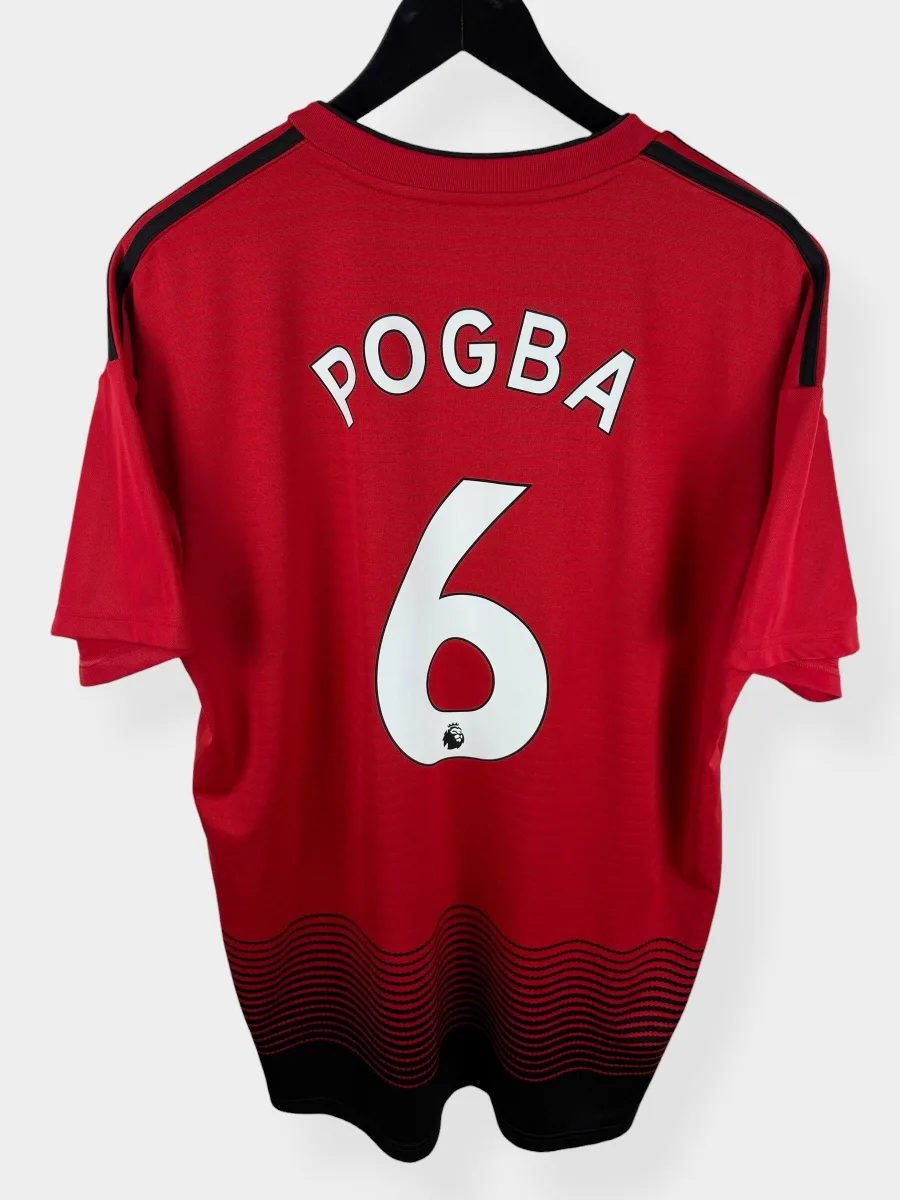 2018-19 MANCHESTER UNITED HOME SHIRT POGBA #6 XL