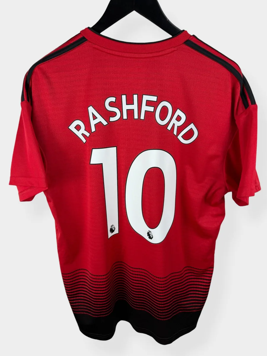 2018-19 MANCHESTER UNITED HOME SHIRT RASHFORD #10 L