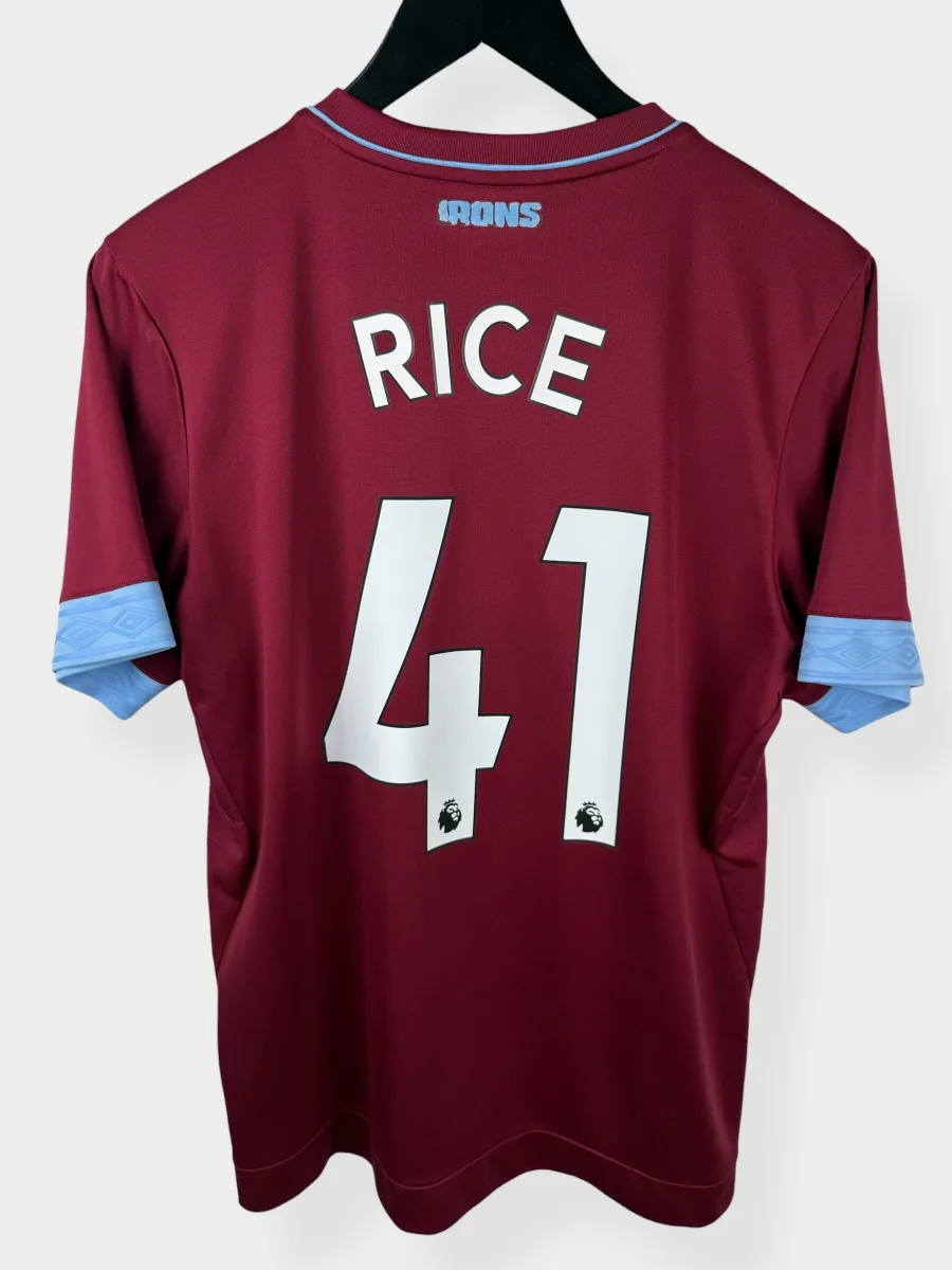 2018-19 WEST HAM UNITED HOME SHIRT RICE #41 M