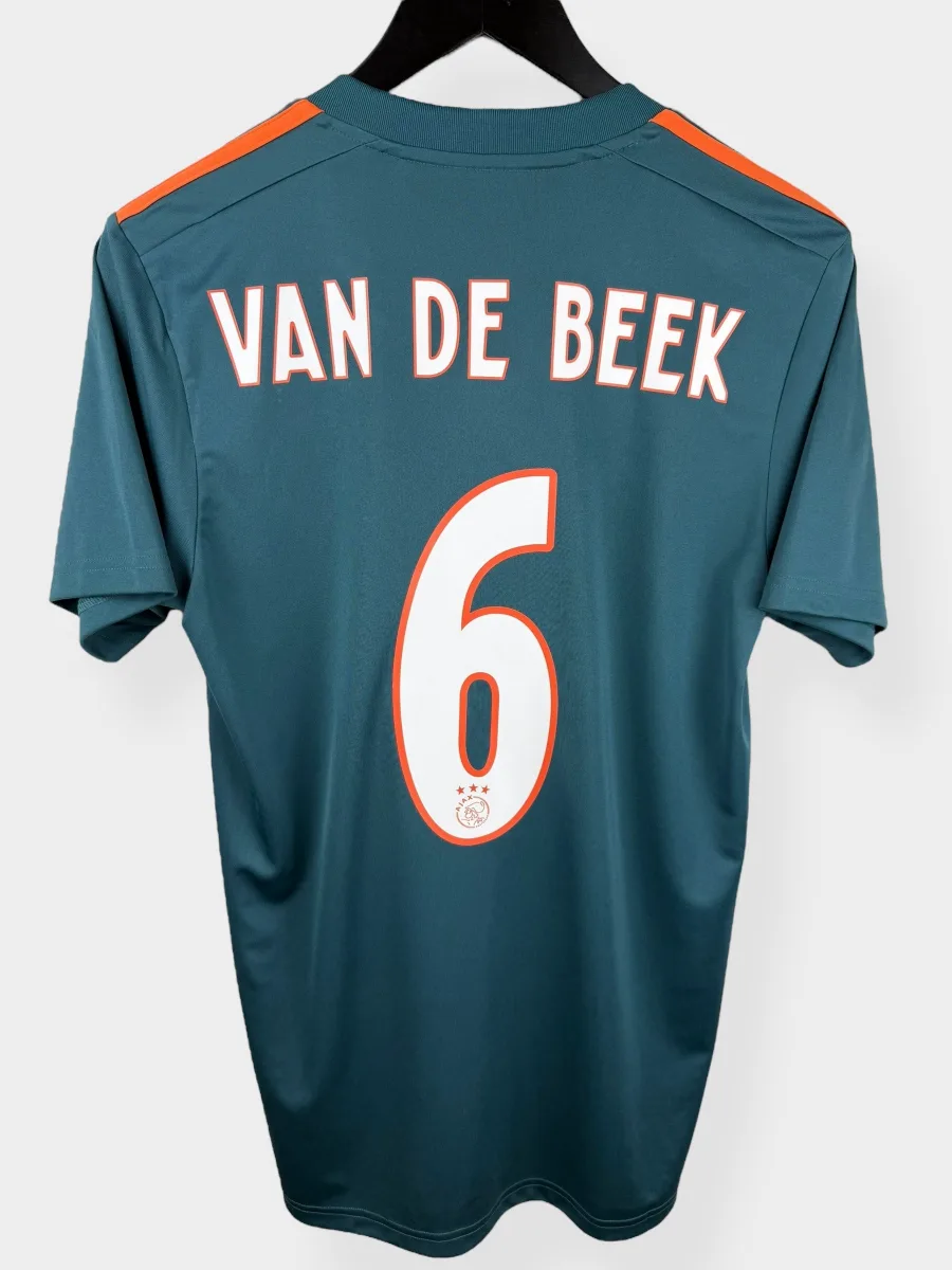 2019-20 AJAX AWAY SHIRT VAN DE BEEK #6 S