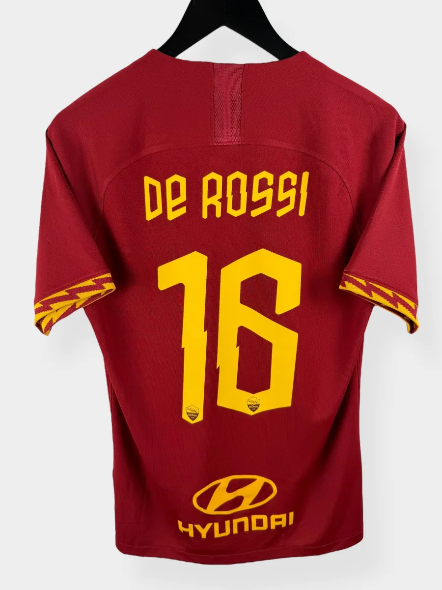 2019-20 AS ROMA HOME SHIRT DE ROSSI #16 S