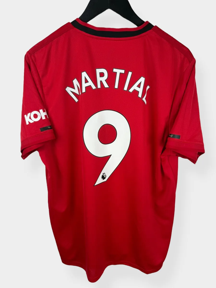 2019-20 MANCHESTER UNITED HOME SHIRT MARTIAL #9 XL