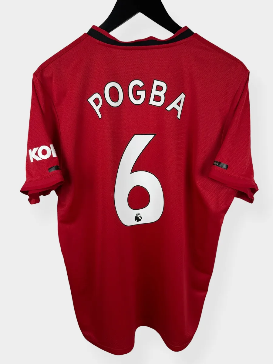 2019-20 MANCHESTER UNITED HOME SHIRT POGBA #6 L
