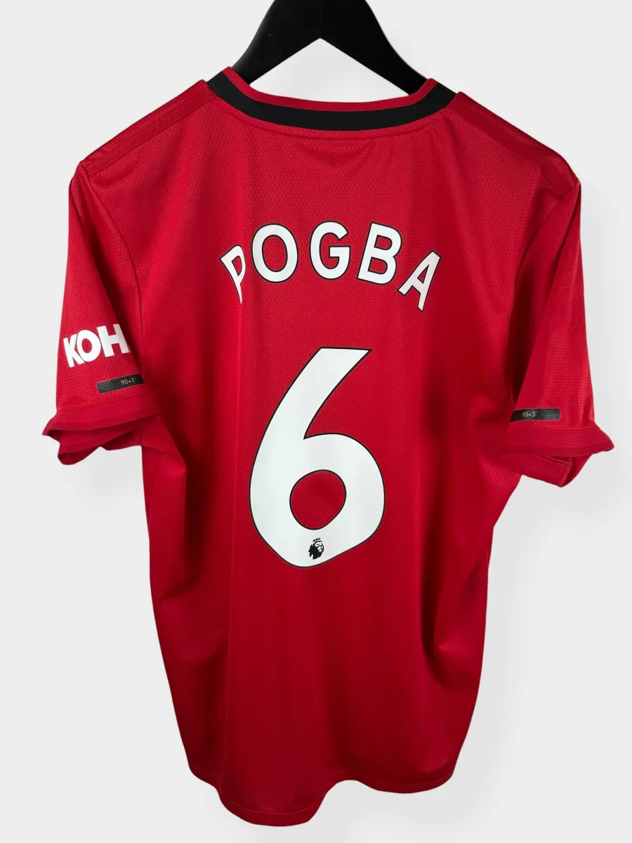 2019-20 MANCHESTER UNITED HOME SHIRT POGBA #6 L
