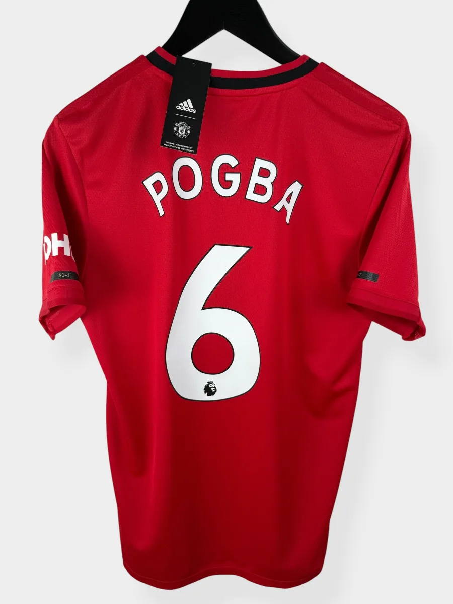 2019-20 MANCHESTER UNITED HOME SHIRT POGBA #6 M