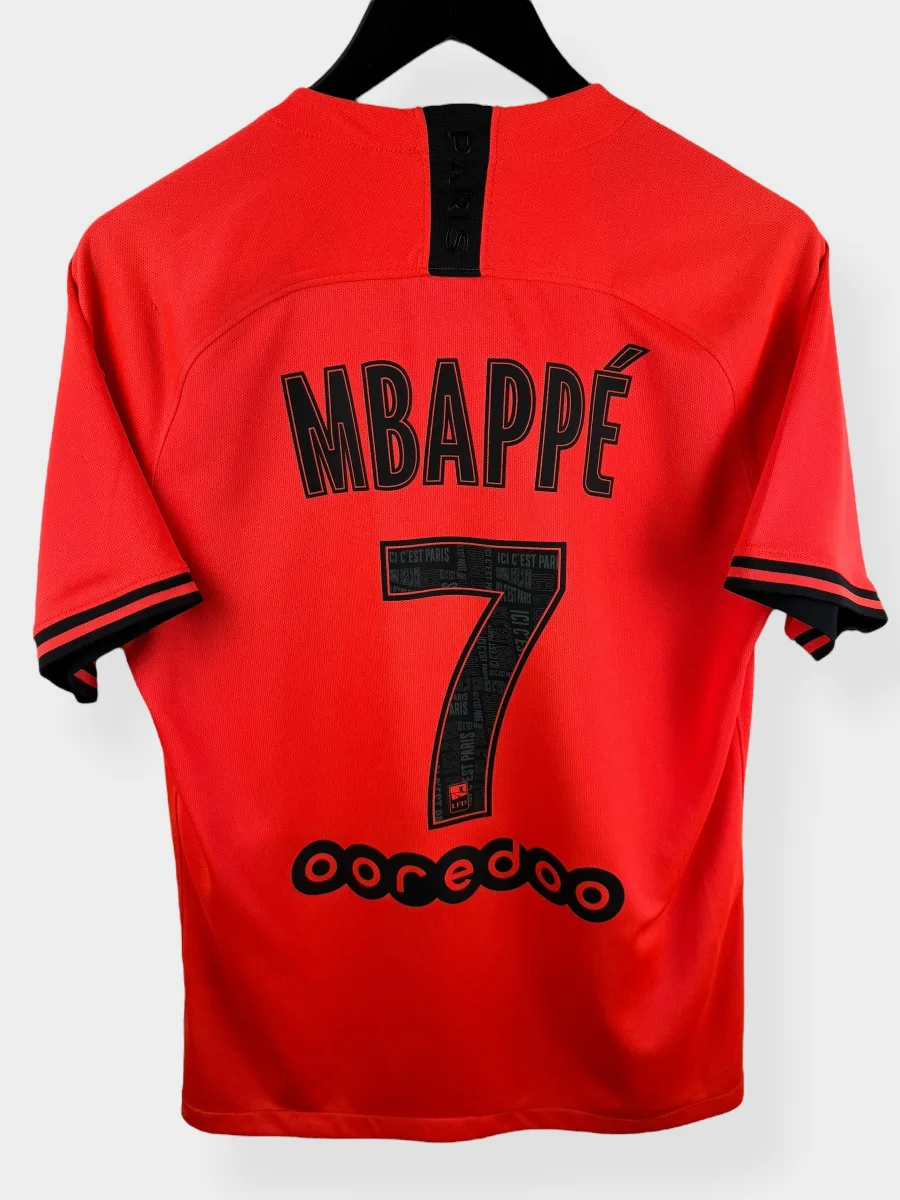 2019-20 PARIS SAINT-GERMAIN AWAY SHIRT MBAPPÉ #7 S