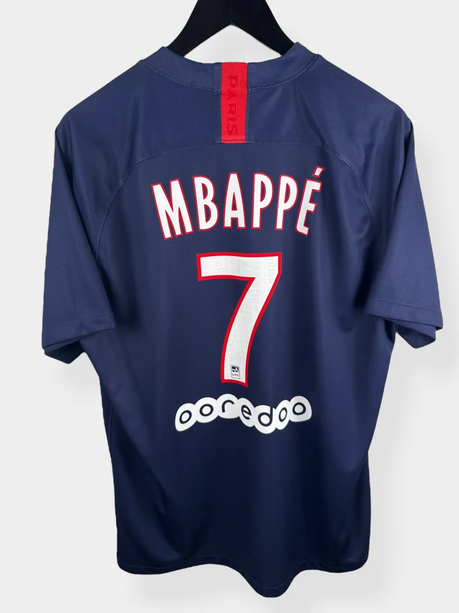 2019-20 PARIS SAINT-GERMAIN HOME SHIRT MBAPPE #7 XL