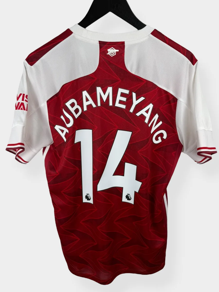 2020-21 ARSENAL HOME SHIRT AUBAMEYANG #14 M