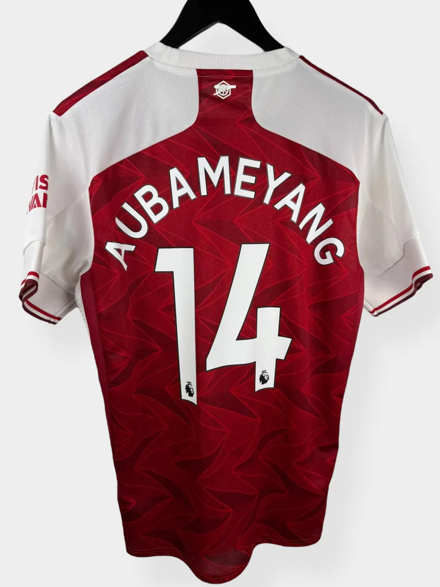 2020-21 ARSENAL HOME SHIRT AUBAMEYANG #14 M