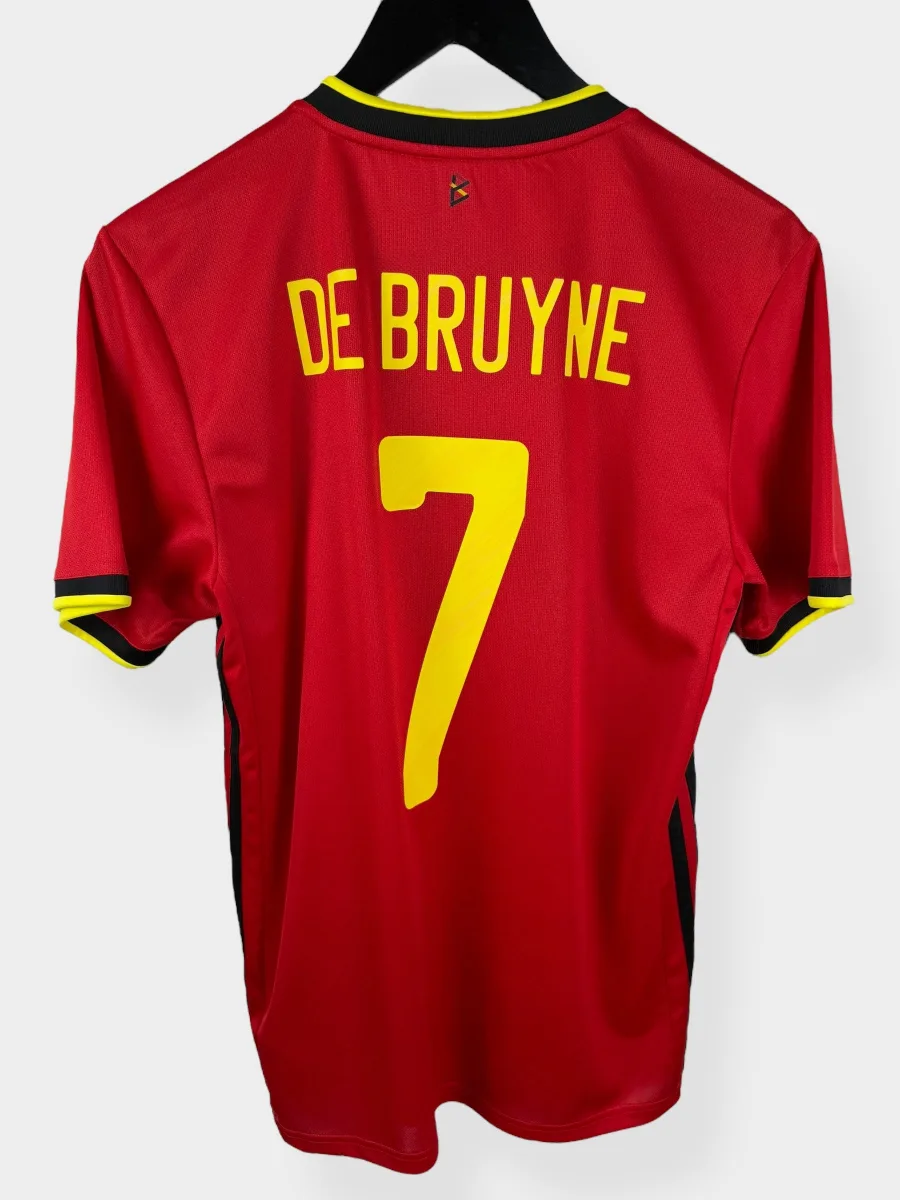 2020-21 BELGIUM HOME SHIRT DE BRUYNE #7 S