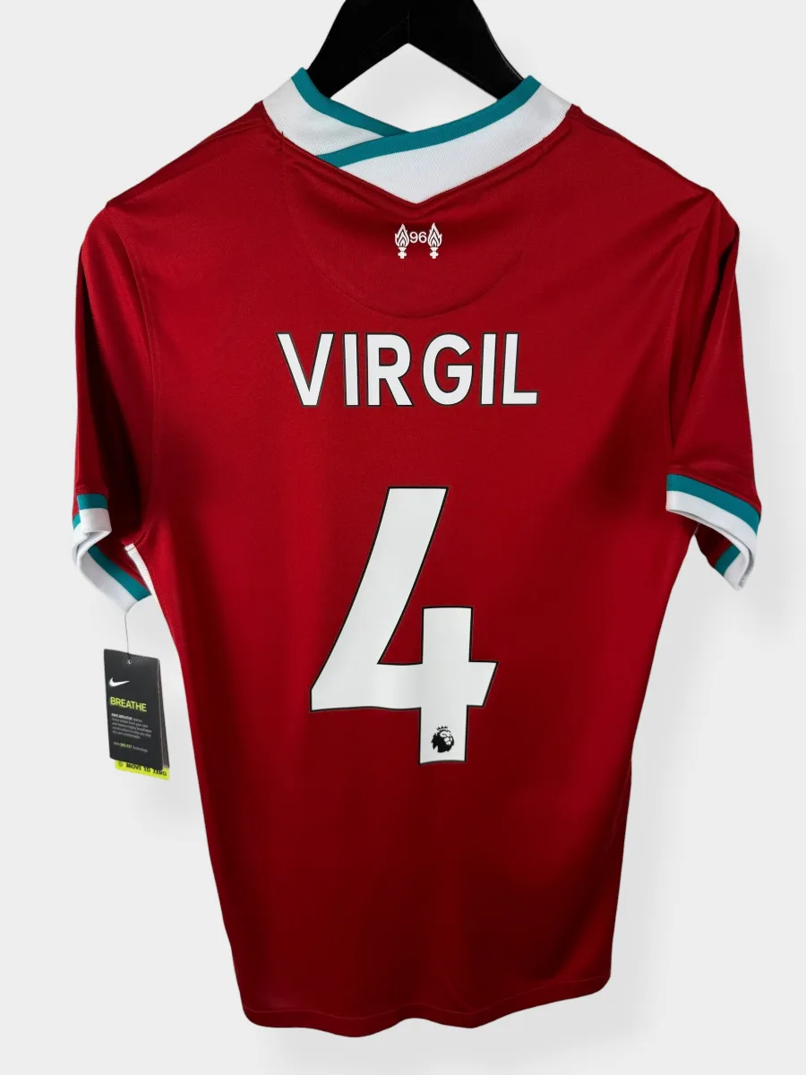 2020-21 LIVERPOOL HOME SHIRT VIRGIL #4 S