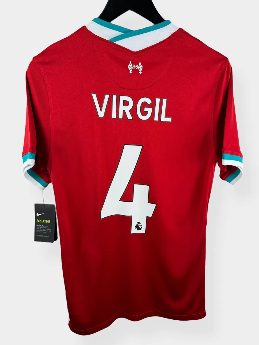 2020-21 LIVERPOOL HOME SHIRT VIRGIL #4 S