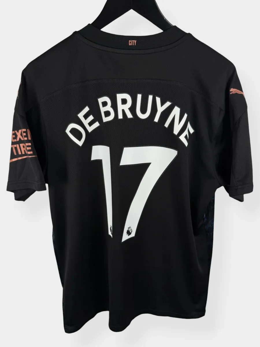 2020-21 MANCHESTER CITY AWAY SHIRT DE BRUYNE #17 L