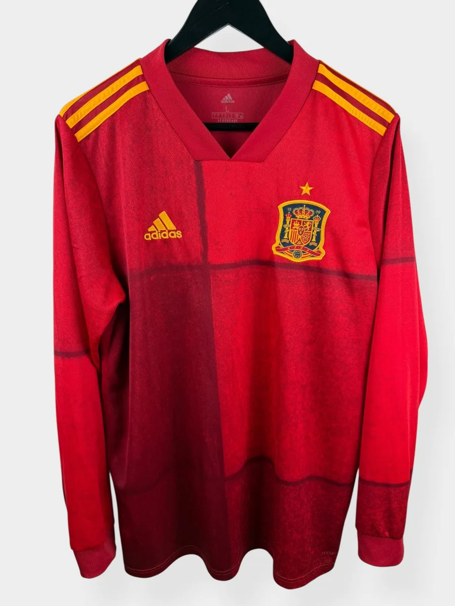 2020-21 SPAIN HOME SHIRT L LS