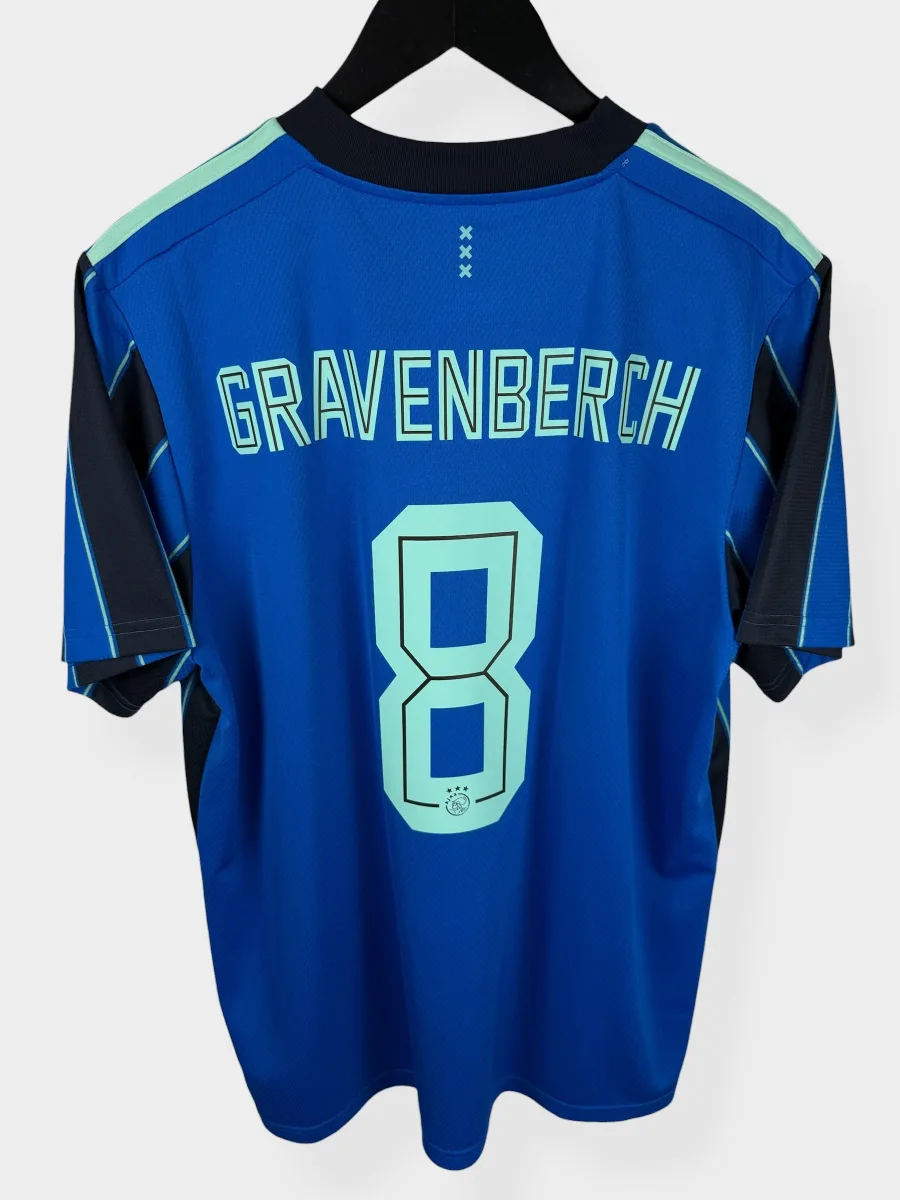 2021-22 AJAX AWAY SHIRT GRAVENBERCH #8 XL