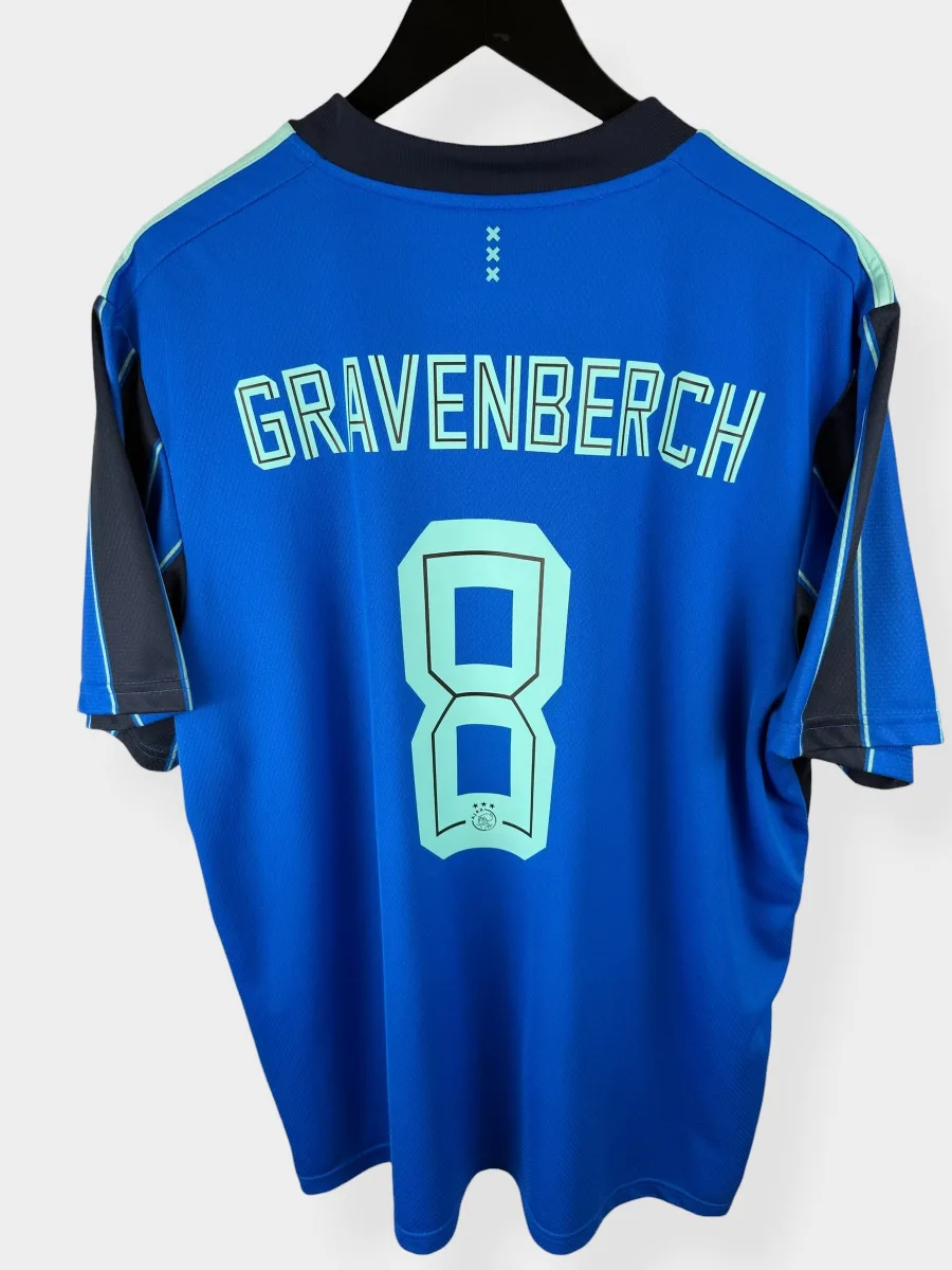 2021-22 AJAX AWAY SHIRT GRAVENBERCH #8 XXL