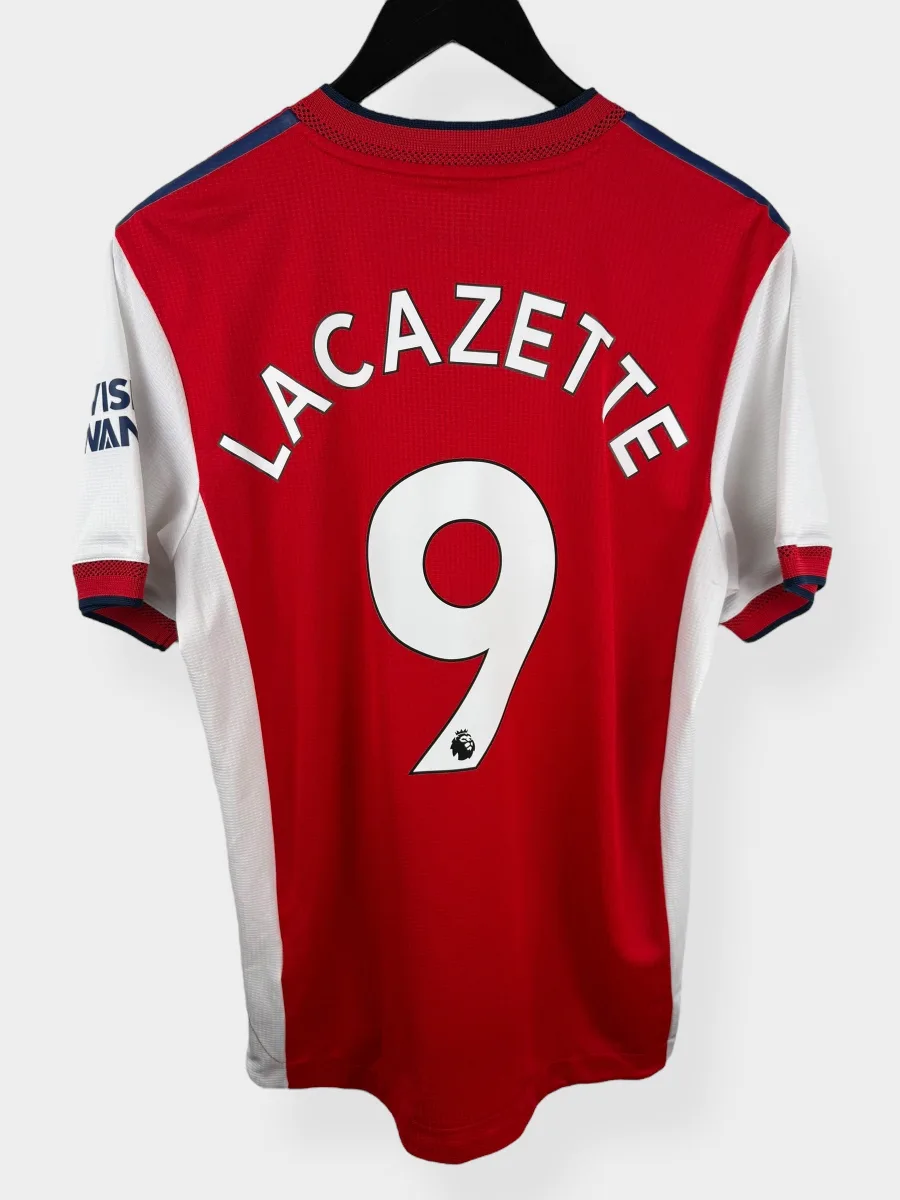 2021-22 ARSENAL MATCH ISSUE HOME SHIRT PLAYER ISSUE LACAZETTE #9 M