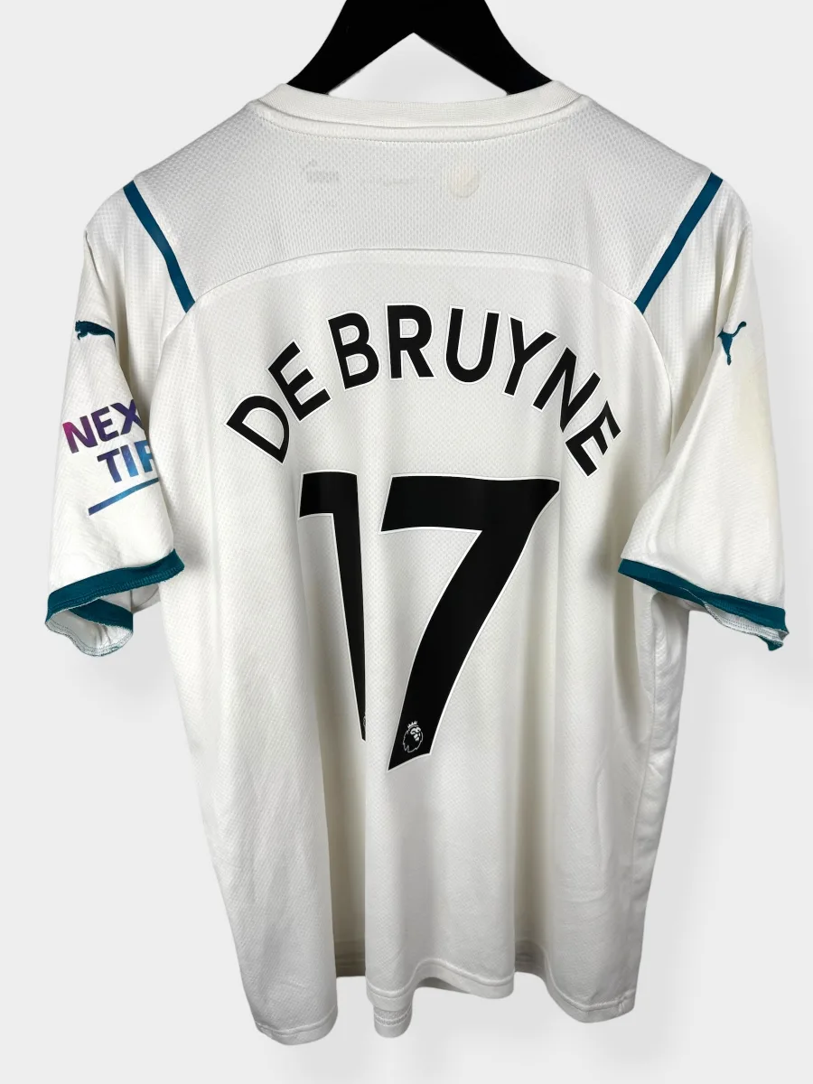 2021-22 MANCHESTER CITY AWAY SHIRT DE BRUYNE #17 XL