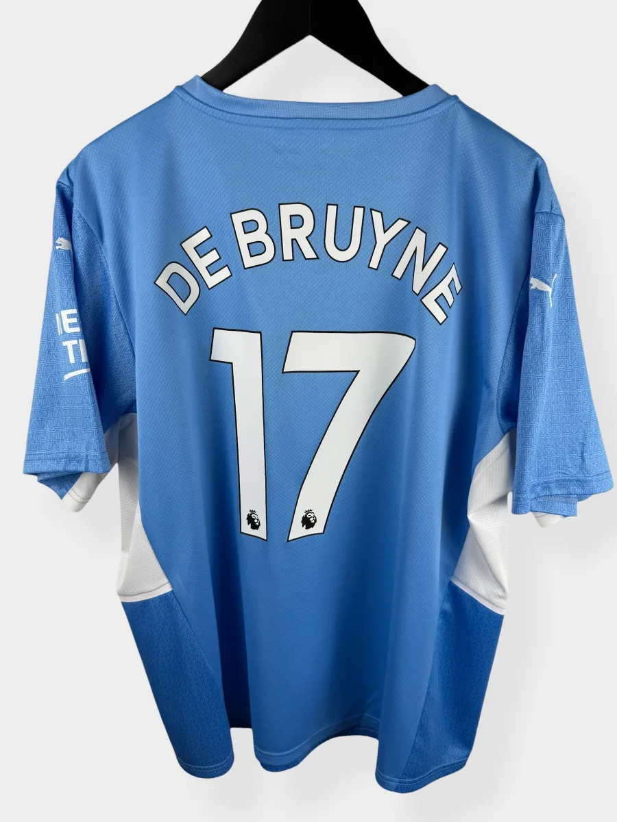 2021-22 MANCHESTER CITY HOME SHIRT DE BRUYNE #17 XL