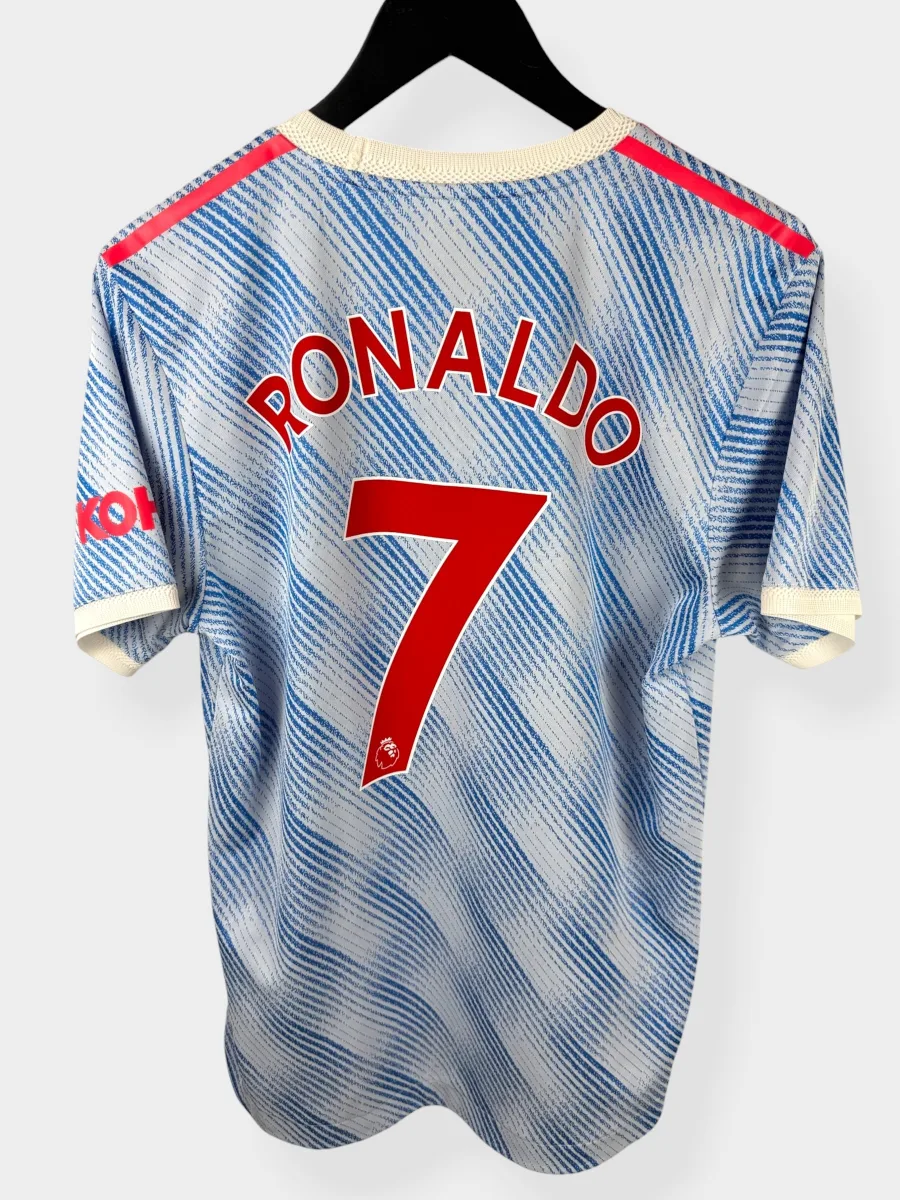 2021-22 MANCHESTER UNITED AWAY SHIRT PLAYER ISSUE RONALDO #7 M