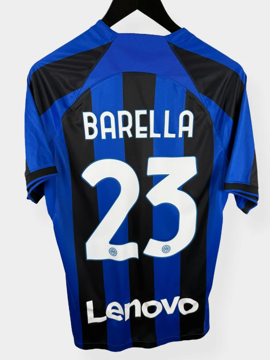 2022-23 INTER MILAN HOME SHIRT BARELLA #23 M