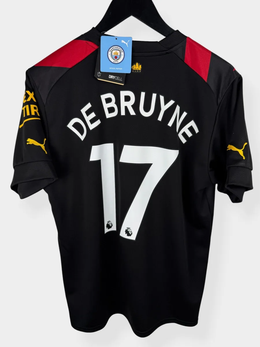 2022-23 MANCHESTER CITY AWAY SHIRT DE BRUYNE #17 M
