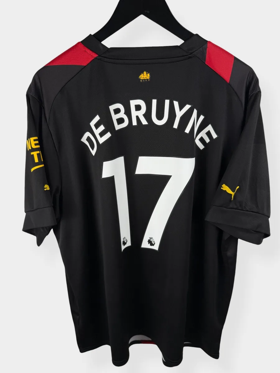 2022-23 MANCHESTER CITY AWAY SHIRT DE BRUYNE #17 XXL