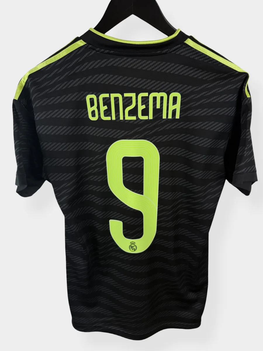 2022-23 REAL MADRID THIRD SHIRT BENZEMA #9 S