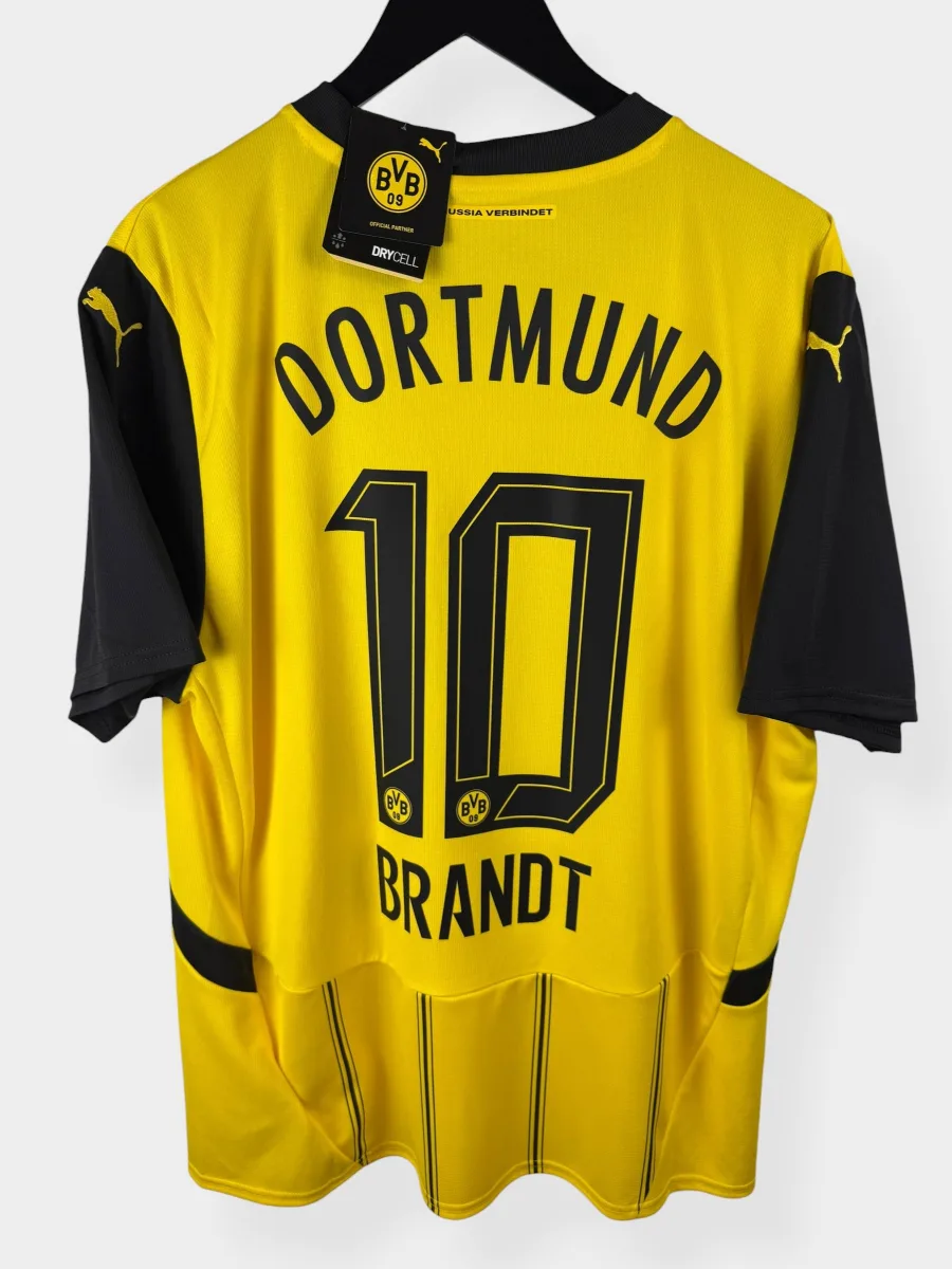 2024-25 BORUSSIA DORTMUND HOME SHIRT BRANDT #10 XL