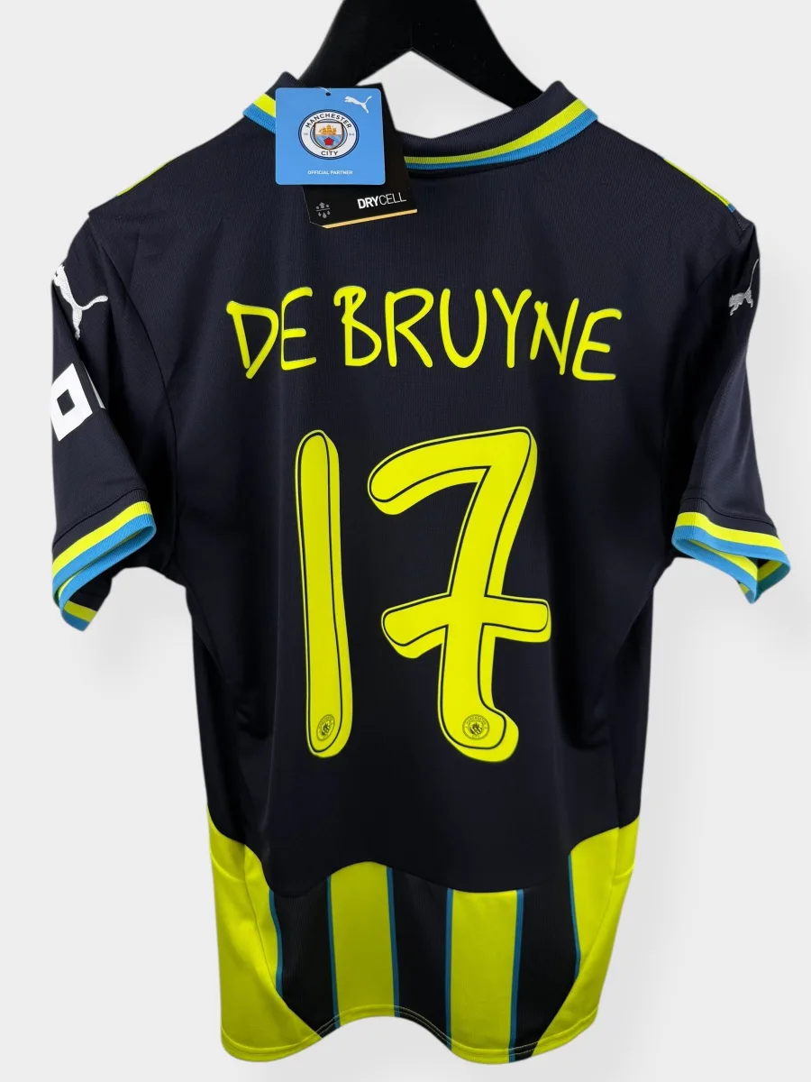 2024-25 MANCHESTER CITY THIRD SHIRT DE BRUYNE 17 #S