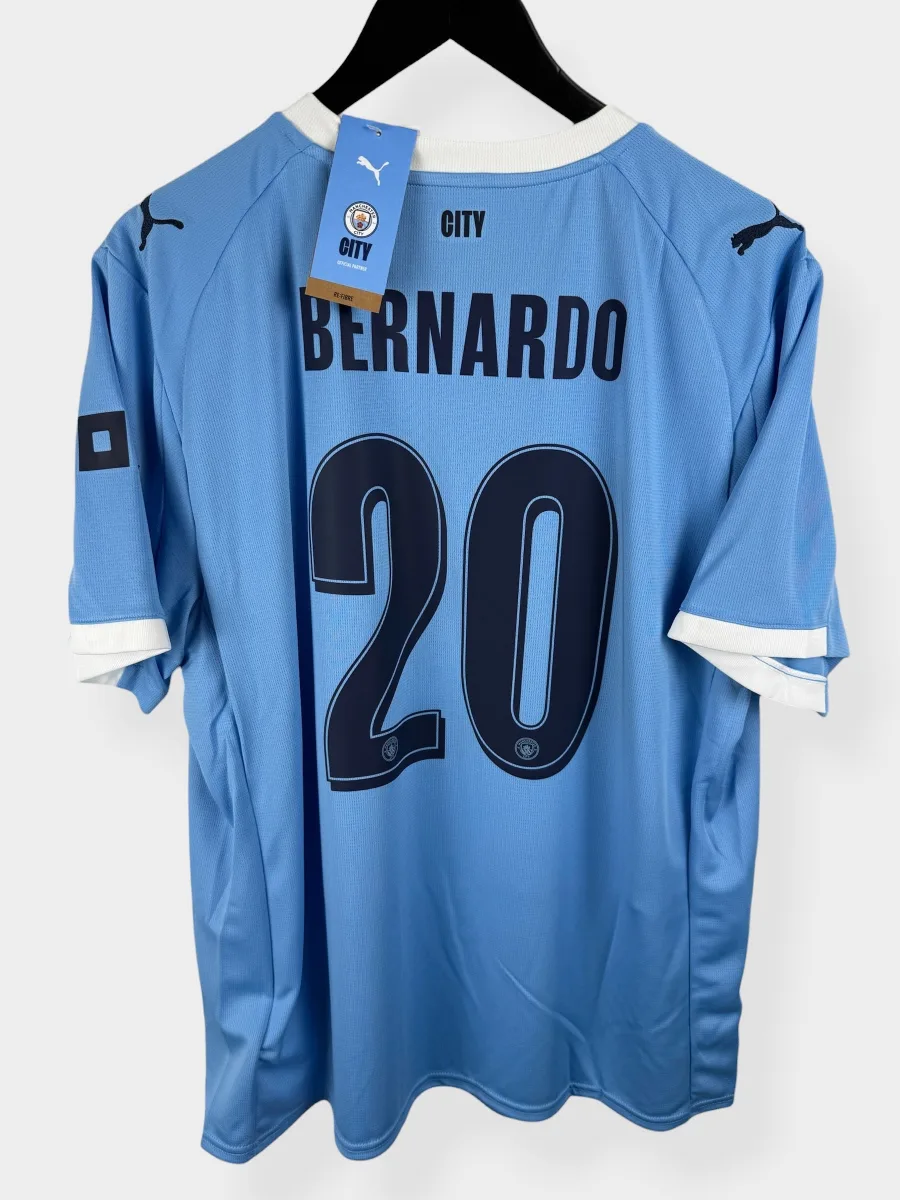 2025-26 MANCHESTER CITY HOME SHIRT BERNARDO #20 XL