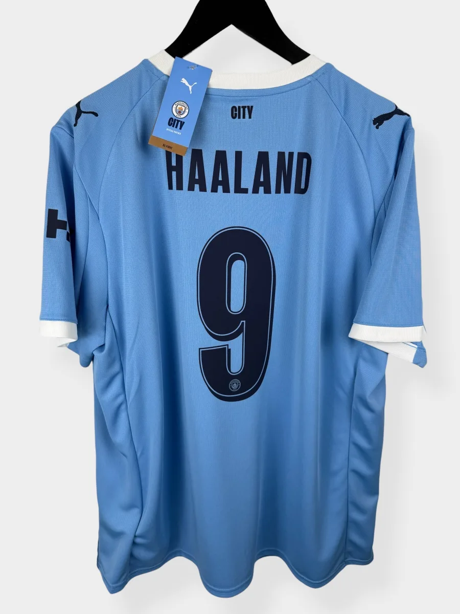 2025-26 MANCHESTER CITY HOME SHIRT HAALAND #9 XL