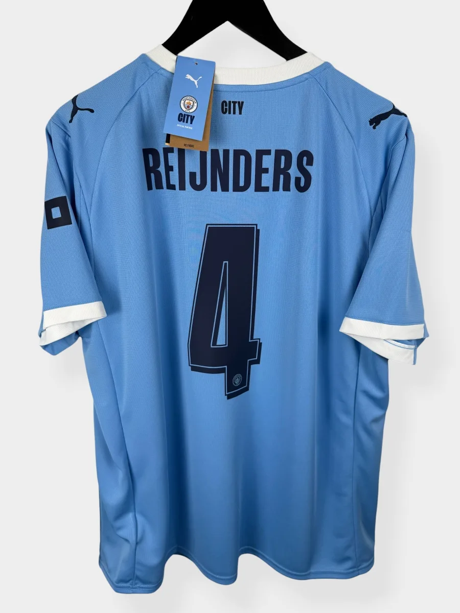 2025-26 MANCHESTER CITY HOME SHIRT REIJNDERS #4 XL